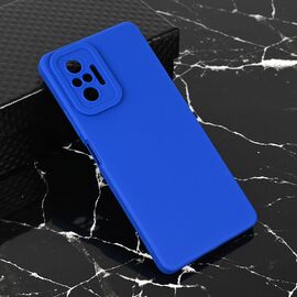 Silikonska futrola Teracell Giulietta - Xiaomi Redmi Note 10 Pro/Redmi Note 10 Pro Max mat plava.