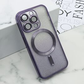 Futrola GLITTER MAGSAFE - iPhone 15 Pro (6.1) ljubicasta (MS).