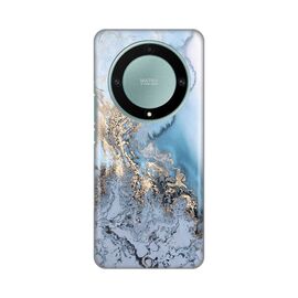 Silikonska futrola PRINT - Huawei Honor Magic 5 Lite Blue Gold Marble.