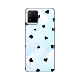 Silikonska futrola PRINT Skin - Vivo Y21/Y21s/Y33s Hearts.