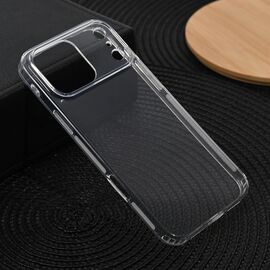 Silikonska futrola Ultra Thin with pluggy - iPhone 17 Pro Max 6.9 Transparent.