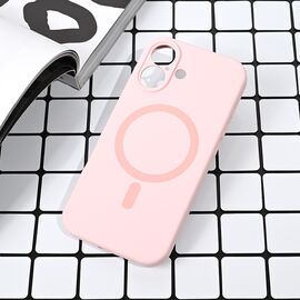 Futrola Magsafe Pure color - iPhone 17 roze.