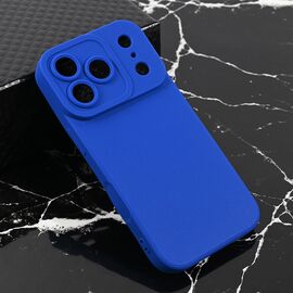 Silikonska futrola Teracell Giulietta - iPhone 17 Pro mat plava.