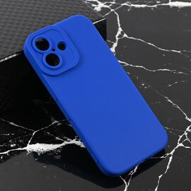 Silikonska futrola Teracell Giulietta - iPhone 17 mat plava.