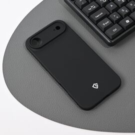 Silikonska futrola Teracell ultra tanka (skin) - iPhone 17 Air mat crna.