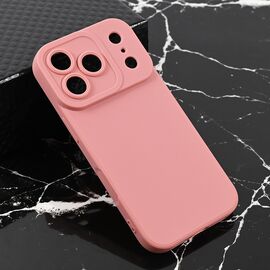 Silikonska futrola Teracell Giulietta - iPhone 17 Pro mat tamno roze.