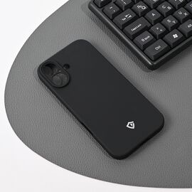Silikonska futrola Teracell ultra tanka (skin) - iPhone 17 mat crna.