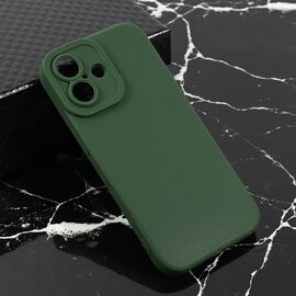 Silikonska futrola Teracell Giulietta - iPhone 17 mat zelena.