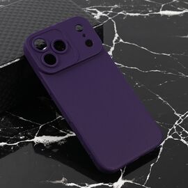Silikonska futrola Teracell Giulietta - iPhone 17 Pro Max 6.9 mat tamno ljubicasta.