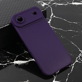 Silikonska futrola Teracell Giulietta - iPhone 17 Air mat tamno ljubicasta.