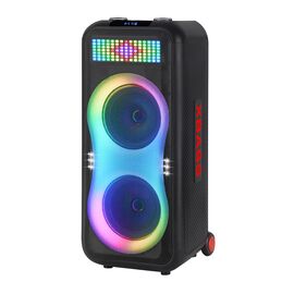 Zvucnik bluetooth NDR-1510 100W 2*10 inca sa dva mikrofona crni (MS).