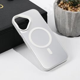 Futrola Magsafe providna - iPhone 17 6.3 srebrna.