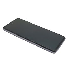 LCD displej (ekran) - Samsung A528B Galaxy A52s 5G + Touch screen + frame black (crni) (MS).