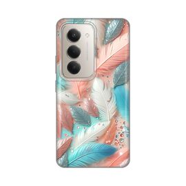 Silikonska futrola PRINT - Xiaomi Redmi 15 4G Pastel Feathers.
