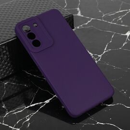 Silikonska futrola Teracell Giulietta - Samsung G990 Galaxy S21 FE mat tamno ljubicasta.