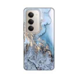 Silikonska futrola PRINT - Xiaomi Redmi 15 4G Blue Gold Marble.
