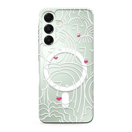 Futrola silikonska print MagSafe - Samsung A166 Galaxy A16 5G faces (MS).
