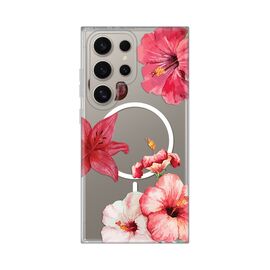 Futrola print Magsafe - Samsung Galaxy S23 Ultra Hibiscus.