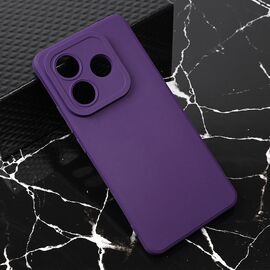 Silikonska futrola Teracell Giulietta - Xiaomi Redmi Note 14 5G (China) mat tamno ljubicasta.
