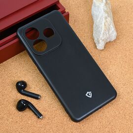 Silikonska futrola Teracell ultra tanka (skin) - Xiaomi Redmi Note 14 5G (China) mat crna.