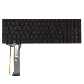 Tastatura - laptop Asus GL552 GL552J GL552JX GL552V GL552VL GL552VX veliki enter sa pozadinskim osvetljenjem.