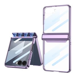 Futrola LINES II - Samsung F751B Galaxy Z Flip 7 5G ljubicasta (GKK case) (MS).