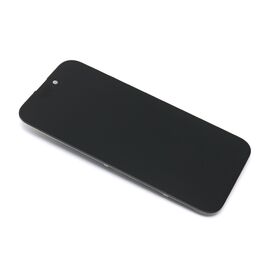 LCD displej (ekran) - Iphone 15 Pro + Touch screen APLONG Soft OLED black (crni) (MS).