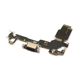 Konektor punjenja - iPhone 15 ORG black (crni) (MS).