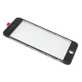 Staklo touchscreen-a - Iphone 6 PLUS sa frejmom + oca black (crni) (MS).