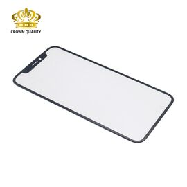 Staklo touchscreen-a - Iphone X (Crown Quality) black (crni) (MS).