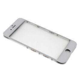 Staklo touchscreen-a - Iphone 7 + frame + OCA stiker (Crown Quality) white (beli) (MS).