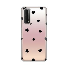 Silikonska futrola PRINT Skin - Huawei P smart 2021 Hearts.