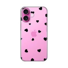 Silikonska futrola PRINT Skin - iPhone 16 6.1 Hearts.