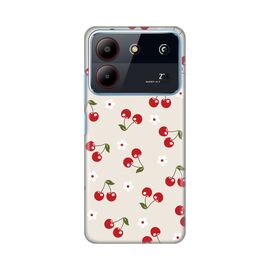 Silikonska futrola PRINT - ZTE Blade A54 Cherry and Flowers.
