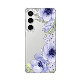 Silikonska futrola PRINT Skin - Samsung S721B Galaxy S24 Fe Blue Roses.