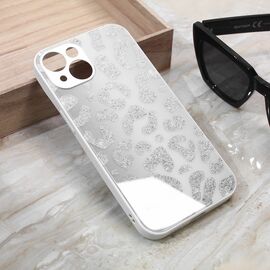 Futrola Shiny glass - iPhone 13 bela.