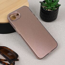Futrola Sparkle Dust - iPhone 16e roze zlatna.