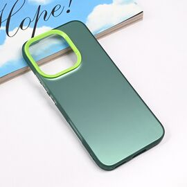 Futrola providna - Huawei Honor 400 Lite zelena.