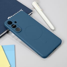 Silikonska futrola Teracell Giulietta Magsafe - Samsung S731B Galaxy S25 FE plava.