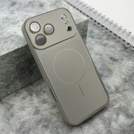 Futrola COLOR METAL MagSafe II - iPhone 17 Pro Max (6.9) srebrna (MS).