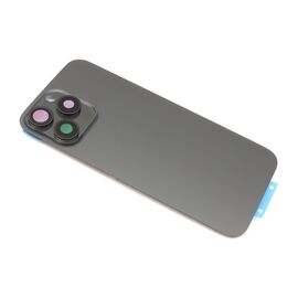 Poklopac baterije - iPhone 16 Pro Max black (crni) (MS).