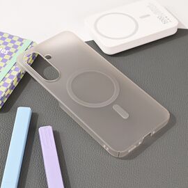 Futrola Magsafe mat PC - Samsung A366 Galaxy A36 5G siva.