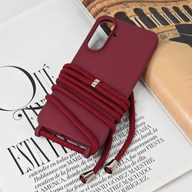 Futrola Crossbody - Samsung A366 Galaxy A36 5G bordo.