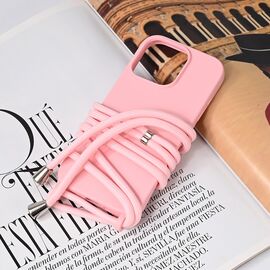 Futrola Crossbody - iPhone 16 Pro roze.