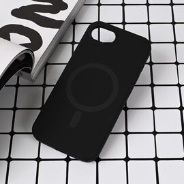 Futrola Magsafe Pure color - iPhone 16e crna.
