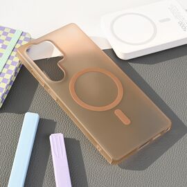 Futrola Magsafe mat PC - Samsung S938 Galaxy S25 Ultra braon.