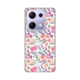 Silikonska futrola PRINT - Xiaomi Redmi Note 14s Watercolor Flowers.