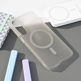 Futrola Magsafe mat PC - Samsung S936 Galaxy S25 Plus siva.