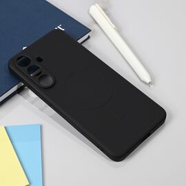 Silikonska futrola Teracell Giulietta Magsafe - Samsung S731B Galaxy S25 FE crna.