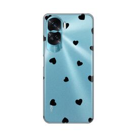 Silikonska futrola PRINT Skin - Huawei Honor 90 Lite Hearts.